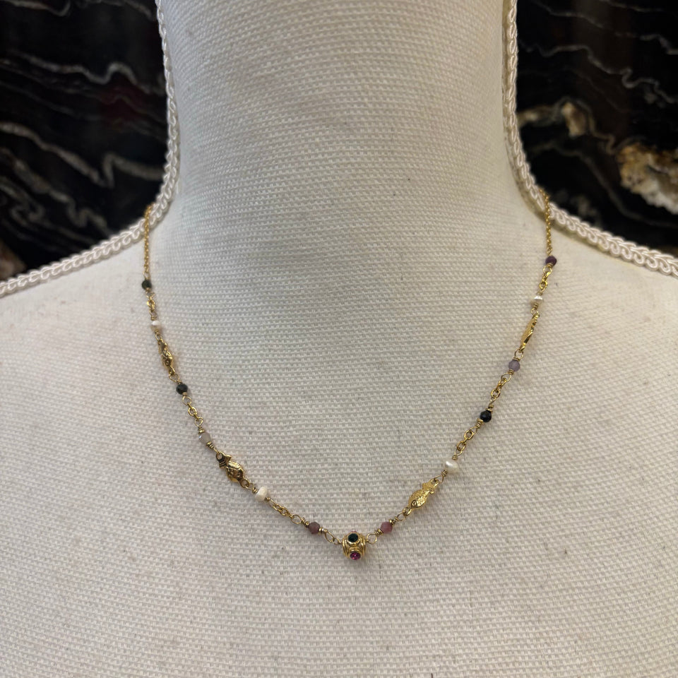 COLLAR CUENTAS DE CIRCONITA