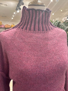 JERSEY ROSA CON PESPUNTES