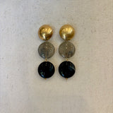 PENDIENTE TRES PIEDRAS