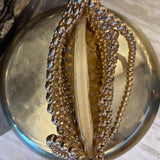 BOLSO DE FIESTA DE BOLAS DORADO