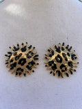 PENDIENTE ANIMAL PRINT