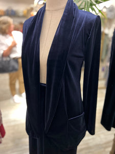 BLAZER TERCIPELO AZUL MARINA