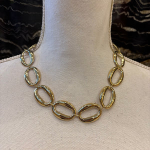 COLLAR DORADO ESLABÓN PLANO