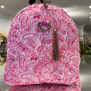 BOLSA ESTAMPADA CACHEMIRE FUCSIA