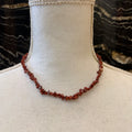 COLLAR DE PIEDRAS NATURAL CORAL