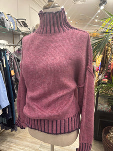 JERSEY ROSA CON PESPUNTES