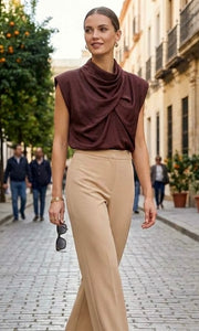 BLUSA MANCHESTER BERENJENA