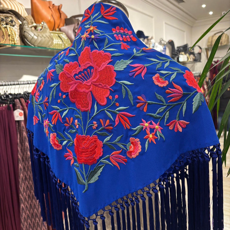 MANTONCILLO ROCIO AZUL ELÉCTRICO