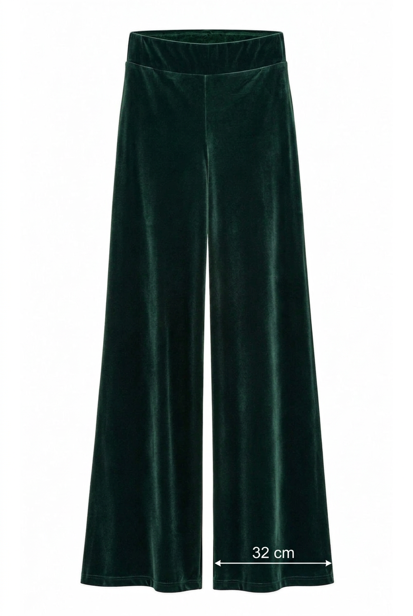 PANTALON TERCIOPELO VERDE BOTELLA