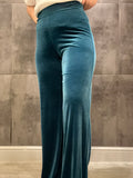 PANTALON DE TERCIOPELO AZUL TURQUESA