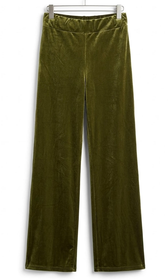 PANTALON TERCIOPELO OLIVA