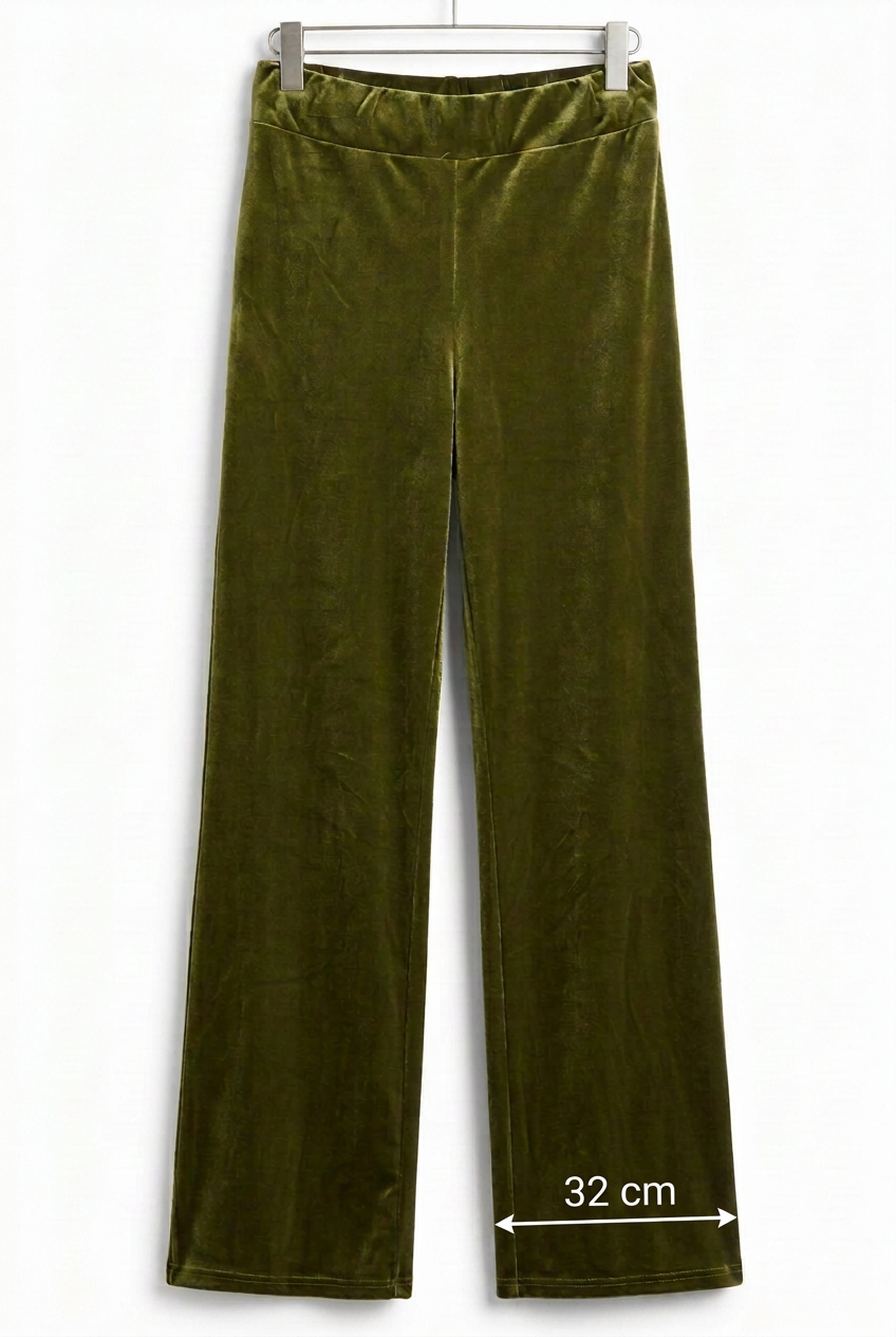PANTALON TERCIOPELO OLIVA