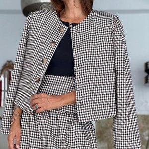 CHAQUETA DE PATA DE GALLO