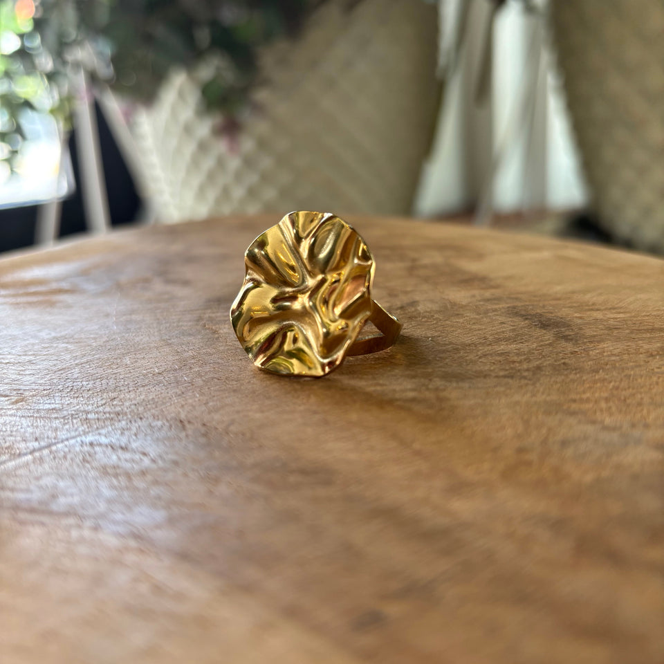 ANILLO CÍRCULO ABOLLADO