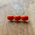 BROCHE CUADRADO NARANJA