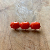 BROCHE CUADRADO NARANJA