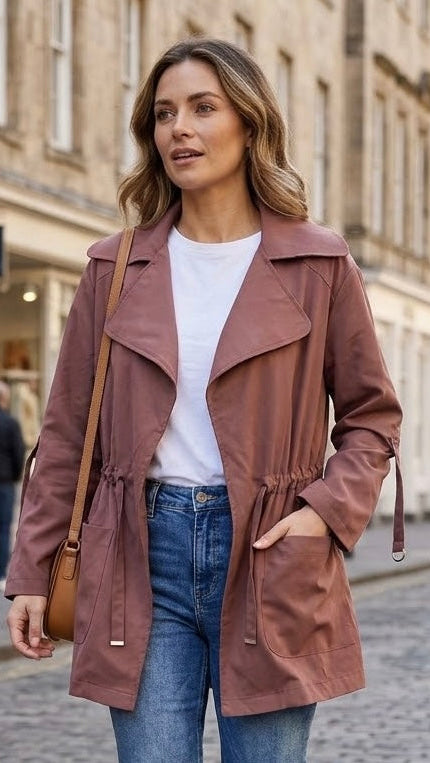 CHAQUETA BELGICA TERRACOTA