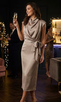 VESTIDO BREST TAUPE