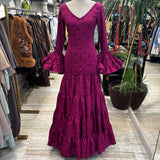 VESTIDO CANASTERO BUGANVILLA CON LUNARES