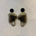 PENDIENTES LAMINADOS GRIS
