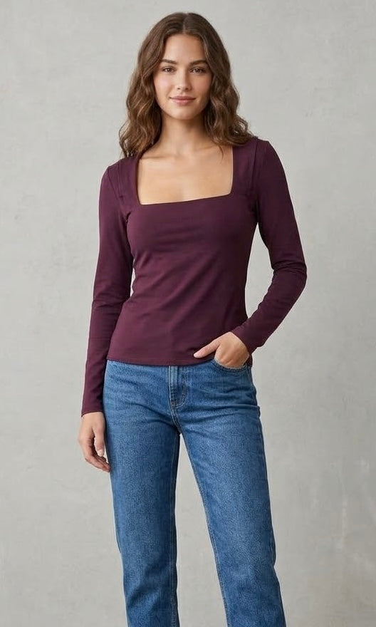TOP TOLEDO BERENJENA