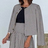 CHAQUETA DE PATA DE GALLO