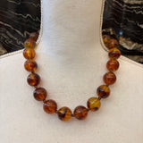 COLLAR DE BOLAS ÁMBAR