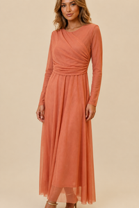 VESTIDO MADRID MELOCOTON