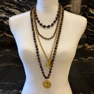 COLLAR MULTI COLLAR MARRON