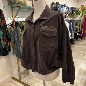 CHAQUETA DE PANA MARRÓN CHOCOLATE