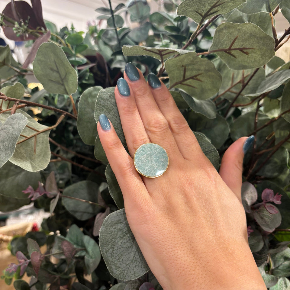 ANILLO CIRCULO VERDE