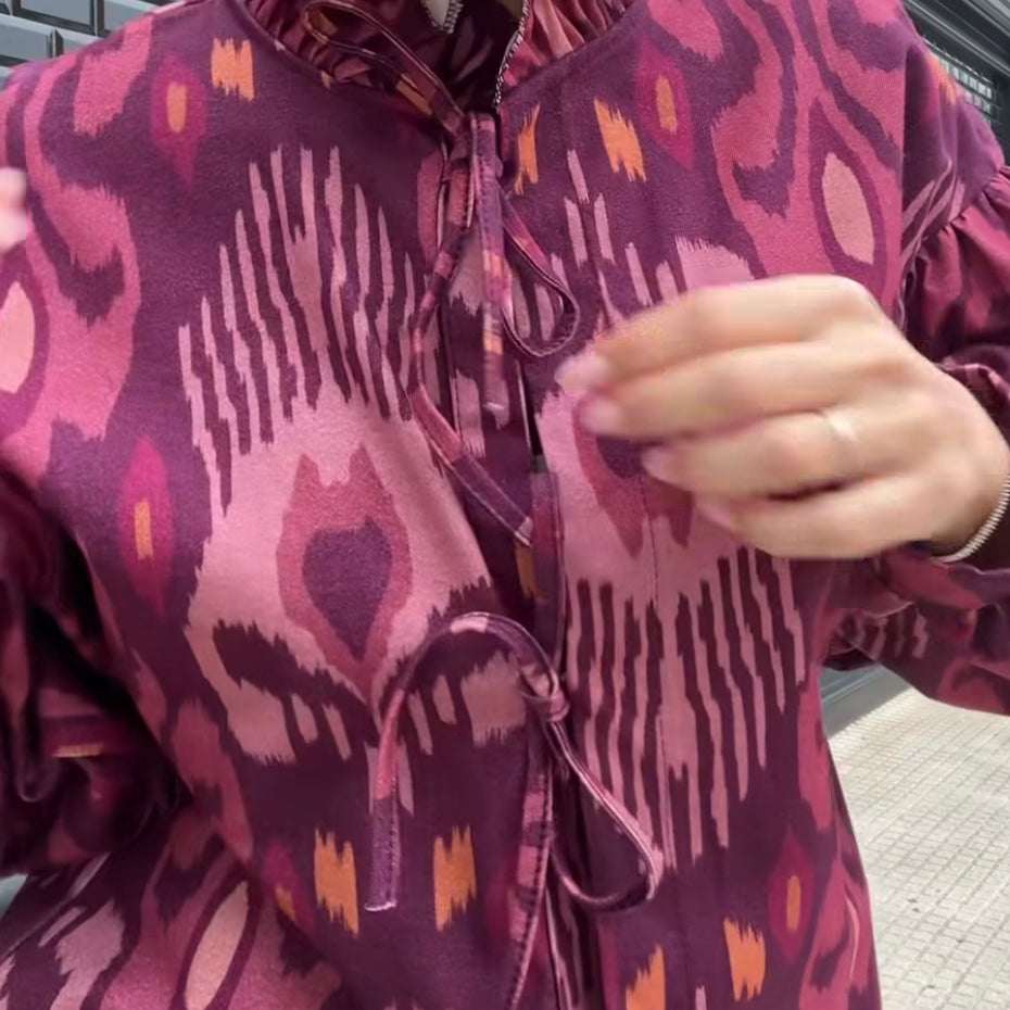 CHAQUETA ESTAMPADA BUGANVILLA