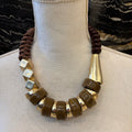 COLLAR CUERDAS Y ESLABONES