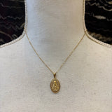 CADENA VIRGEN DEL ROCIO OVALADA