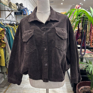 CHAQUETA DE PANA MARRÓN CHOCOLATE