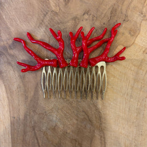 PEINECILLO CORAL GRANDE ROJO