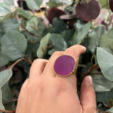 ANILLO CIRCULO BUGANVILLA