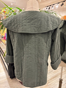 CHAQUETA MICROPANA VOLANTE VERDE CAZA