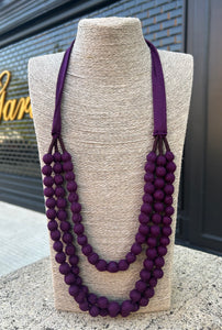 COLLAR OMAGUA MORADO