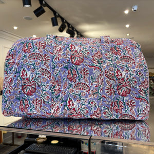 BOLSA ESTAMPADA TONOS MALVA
