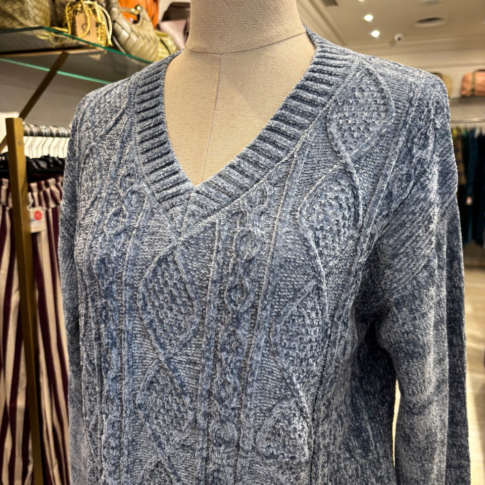 JERSEY CHENILLA AZUL