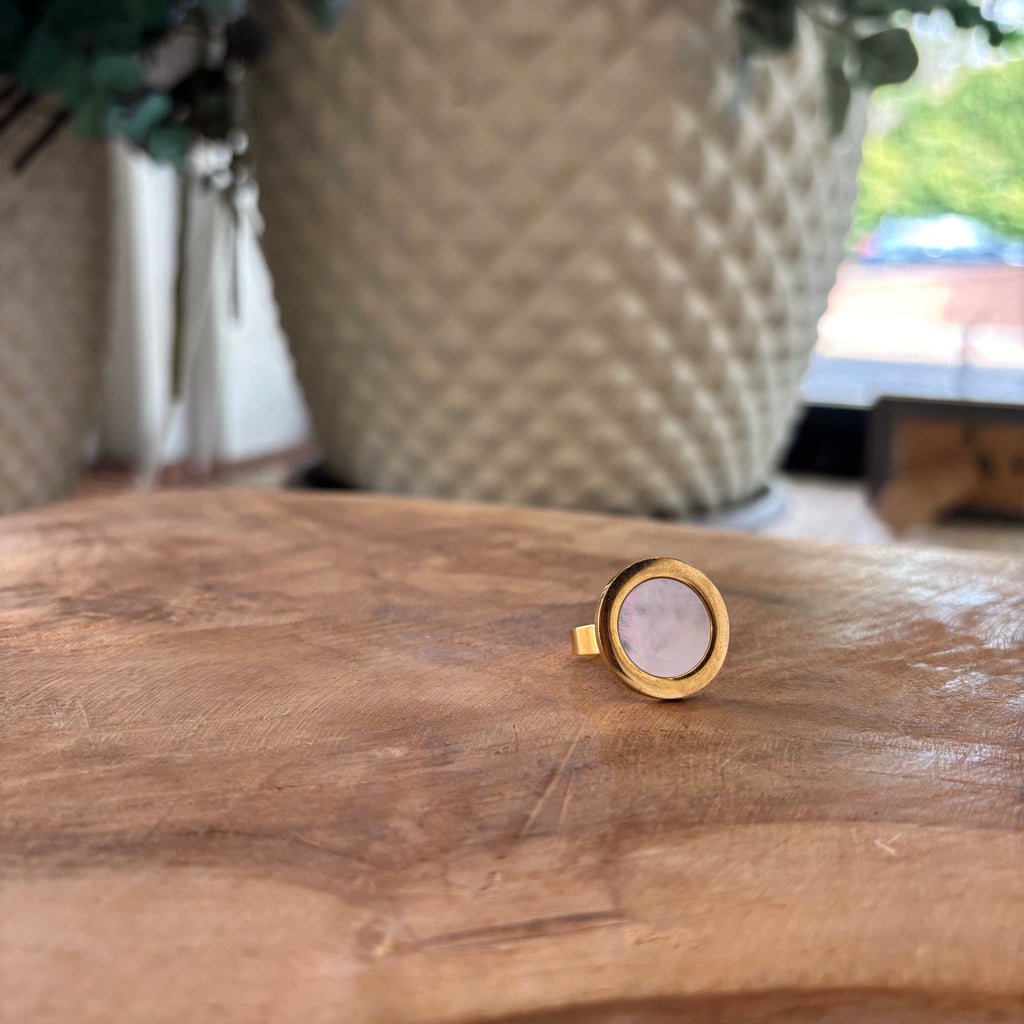 ANILLO NÁCAR REDONDO