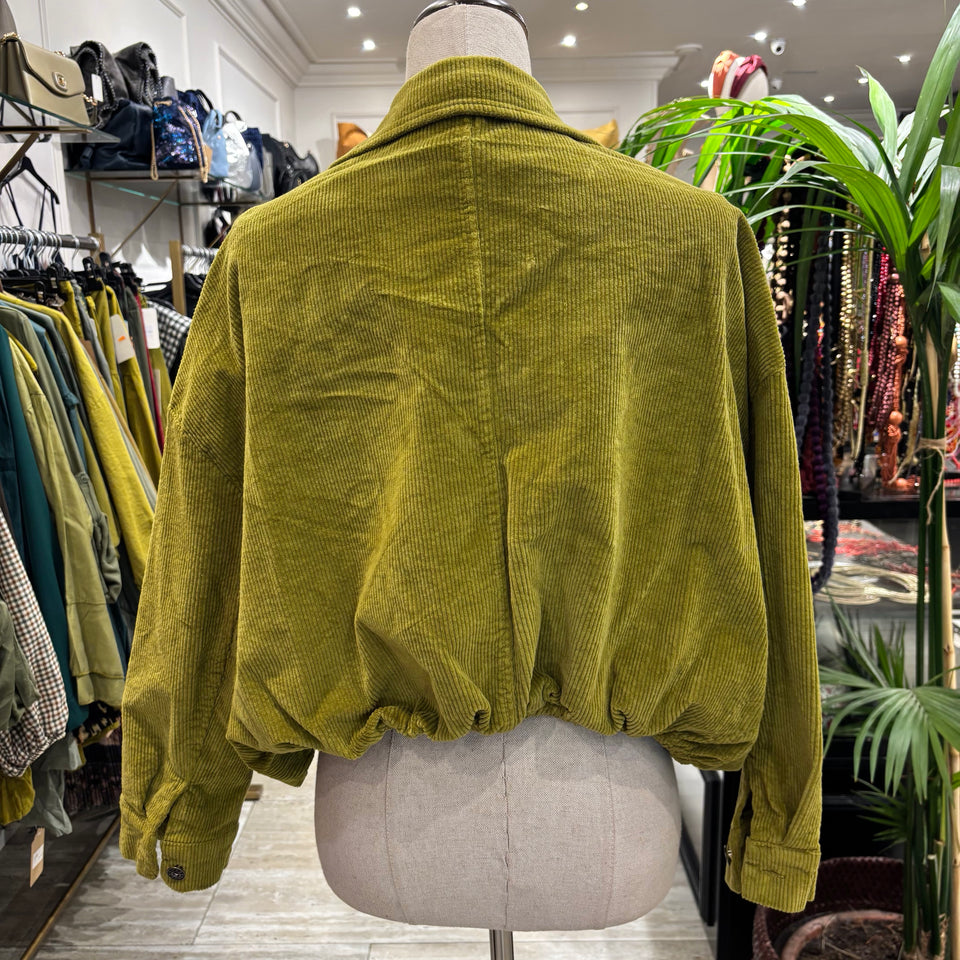 CHAQUETA DE PANA VERDE LIMA