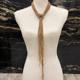 COLLAR LARGO CAMEL