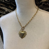 CADENA SAGRADO CORAZON DORADO