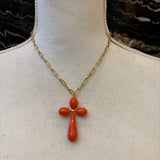 COLLAR CRUZ CORAL