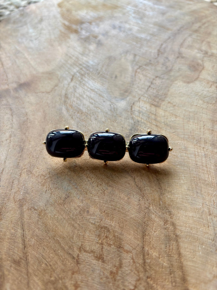 BROCHE CUADRADO NEGRO