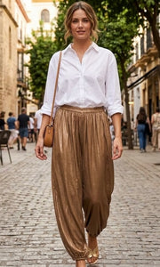 PANTALON LYON CAMEL
