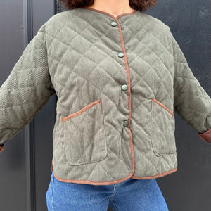 CHAQUETA DE PANA VERDE CACERIA