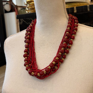 COLLAR ROJO COMBINADO